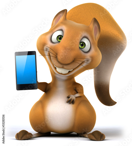 Illustration: Fun squirrel Fun squirrel