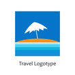 Vector logo seaside holidays