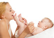 Mother with baby