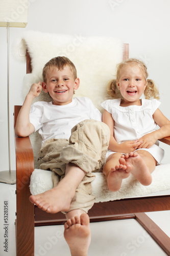 Photo: Brother with sister Brother with sister
