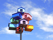 Colorful nesting boxes