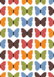 Abstract butterflies background