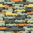Vektor: Seamless pattern with cars. Vector illustration. Seamless pattern with cars. Vector illustration.