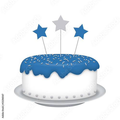 Illustration: Blue Cake Blue Cake