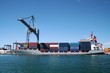 Foto: Container ship in port Container ship in port