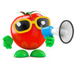 Tomato shouts a lot