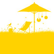 Vector: Summer Garden Canvas Chair Yellow Summer Garden Canvas Chair Yellow