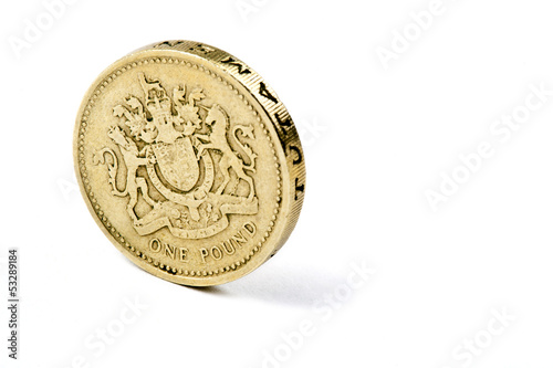 Photo: A British £1 Coin A British £1 Coin