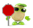 Potato has an empty sign...