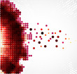 Abstract halftone background. Vector