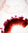 Abstract halftone background. Vector