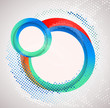 Abstract circle background. Vector