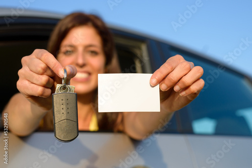 Photo: Driving license and car keys Driving license and car keys