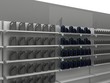 Illustration of automobile store - minimarket