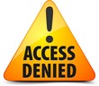 Illustration: Access denied Access denied