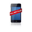 Illustration: All Net Flat Tarif mit Smartphone All Net Flat Tarif mit Smartphone