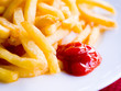 Golden French fries