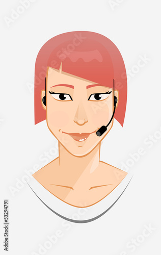 Vector: Customer service avatar Customer service avatar