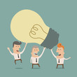 Business man teamwork  , eps10 vector format