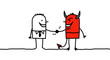 businessman & devil