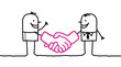 big handshake