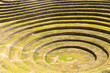 Peru,Moray,ancient Inca circular terraces.