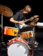 Photo: Men playing guitar. Men playing guitar.