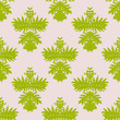 Simple, elegant block printed vector pattern