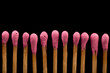 Close-up of a red matches