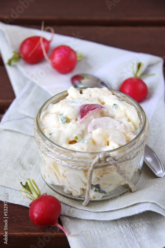 Photo: kartoffelsalat im glas kartoffelsalat im glas