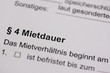 Rental agreement (german)