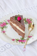 Piece of chocolate cake