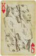 Vector: Pharaoh with his wife - the rulers of Egypt Pharaoh with his wife - the rulers of Egypt