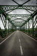 Old bridge above river Danube in Stein,Austria