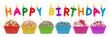 happy birthday cupcakes