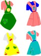 apron set design from fifties