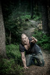 Photo: a scary and bloody zombie man a scary and bloody zombie man
