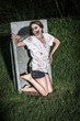 a scary undead zombie girl