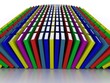 Illustration: Books collection isolated on a white background Books collection isolated on a white background