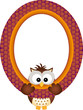 Owl hanging in a frame