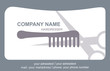 Visitenkarte Friseur Logo