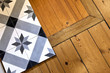 Carreau, carrelage, plancher, parquet, bois, déco, maison