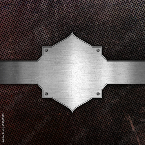Illustration: Grunge metallic background Grunge metallic background
