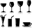 glass and cup icons