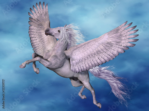 Illustration: White Pegasus White Pegasus