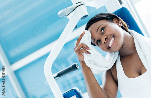 Photo: Woman at the gym Woman at the gym