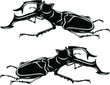 Beetle Silhouettes