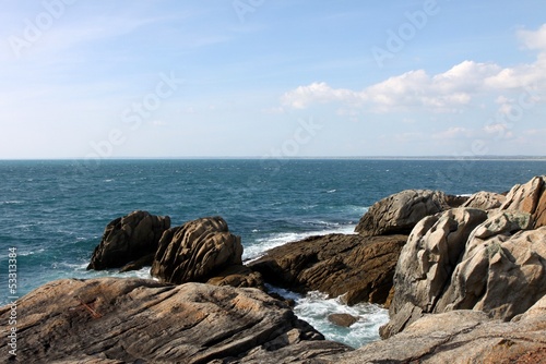 Photo: côte rocheuse,saint-guenolé,bretagne côte rocheuse,saint-guenolé,bretagne