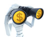 Illustration: looking for a money looking for a money
