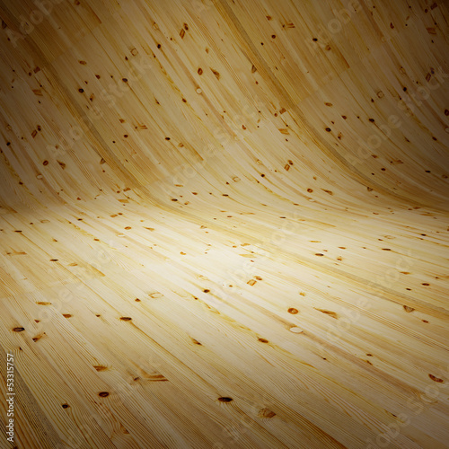 Illustration: wooden interior wooden interior
